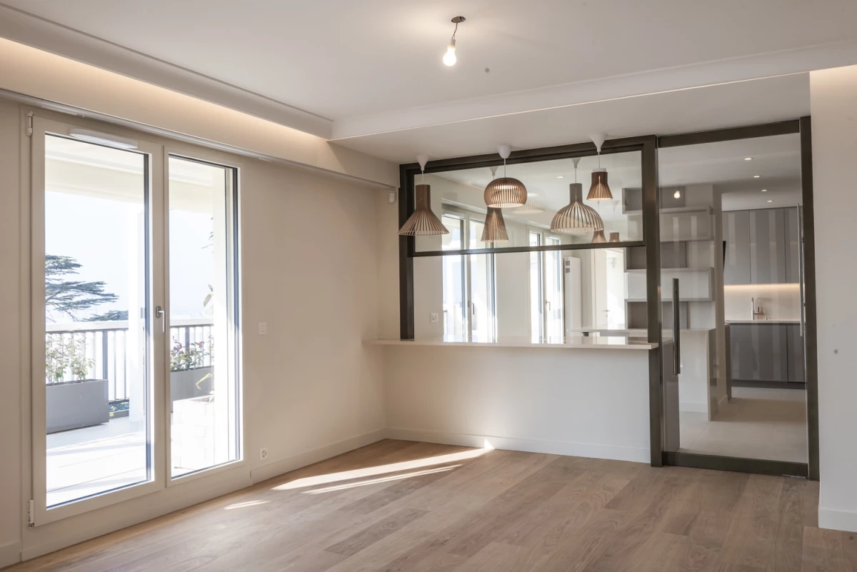 Transformation d'un appartement en attique à Champel