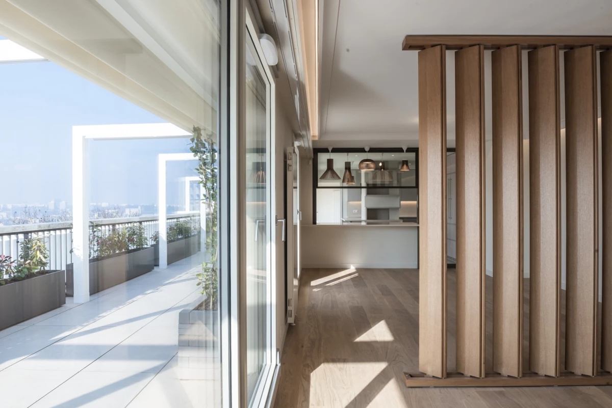 Transformation d'un appartement en attique à Champel