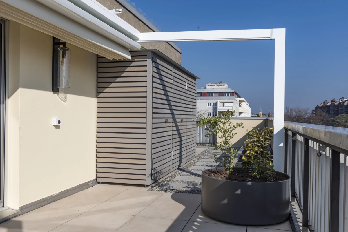 Transformation d'un appartement en attique à Champel