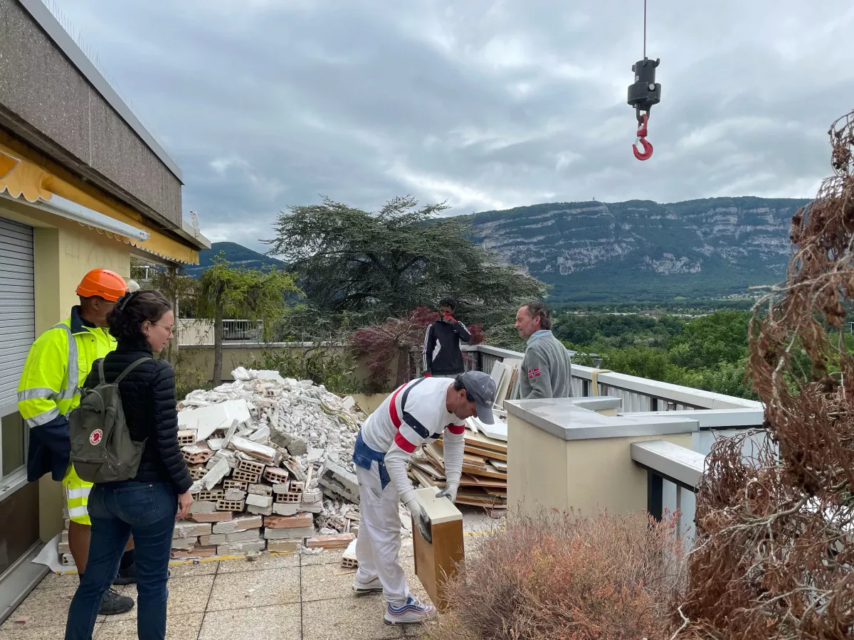 Transformation d'un appartement PPE en attique