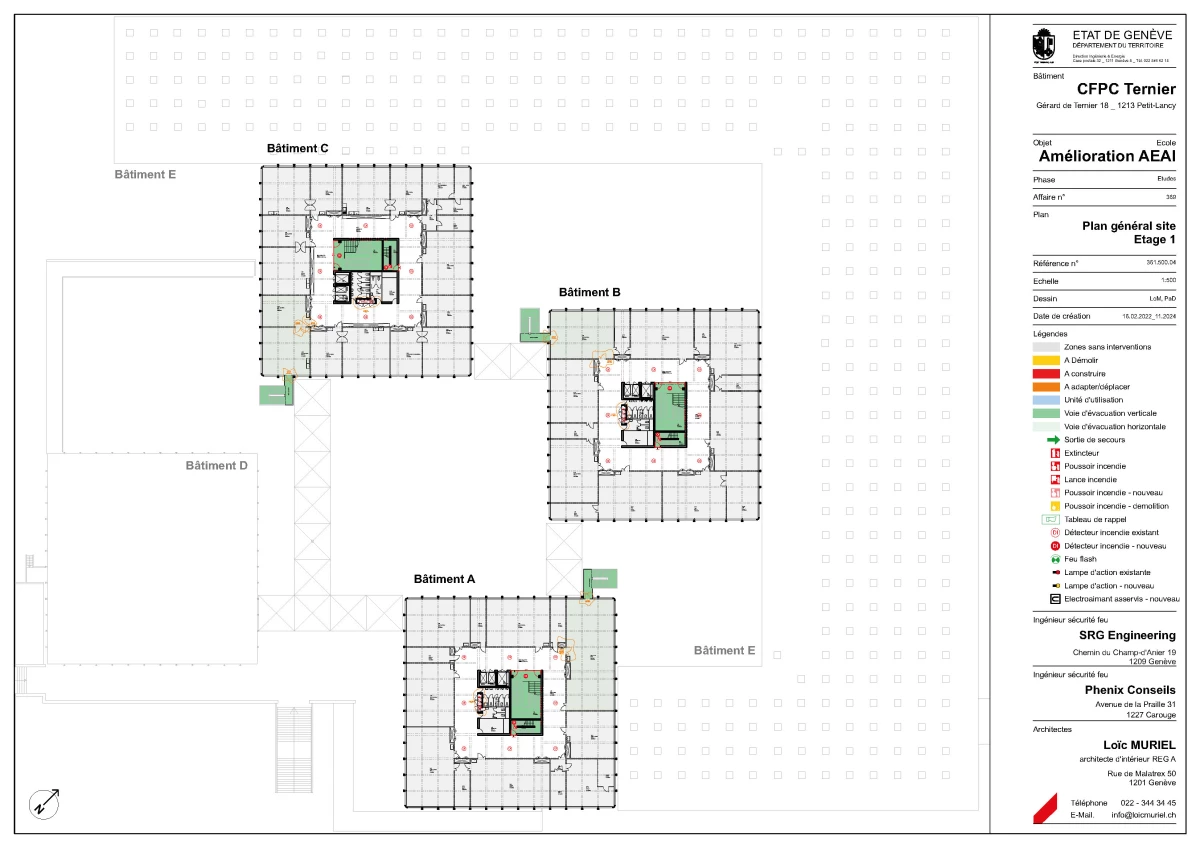 Améliorations AEAI du Centre de Formation Professionnelle Construction, Ternier
