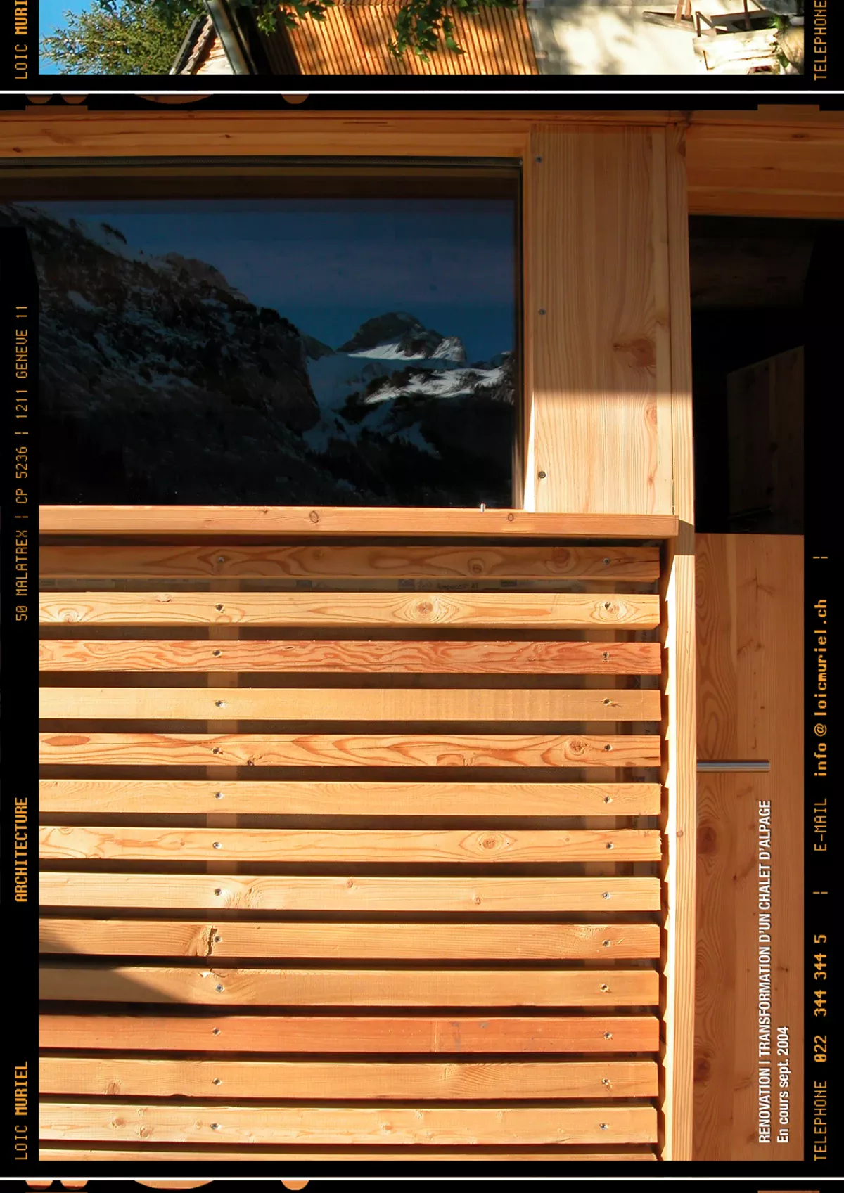 Rénovation d'un chalet d'alpage