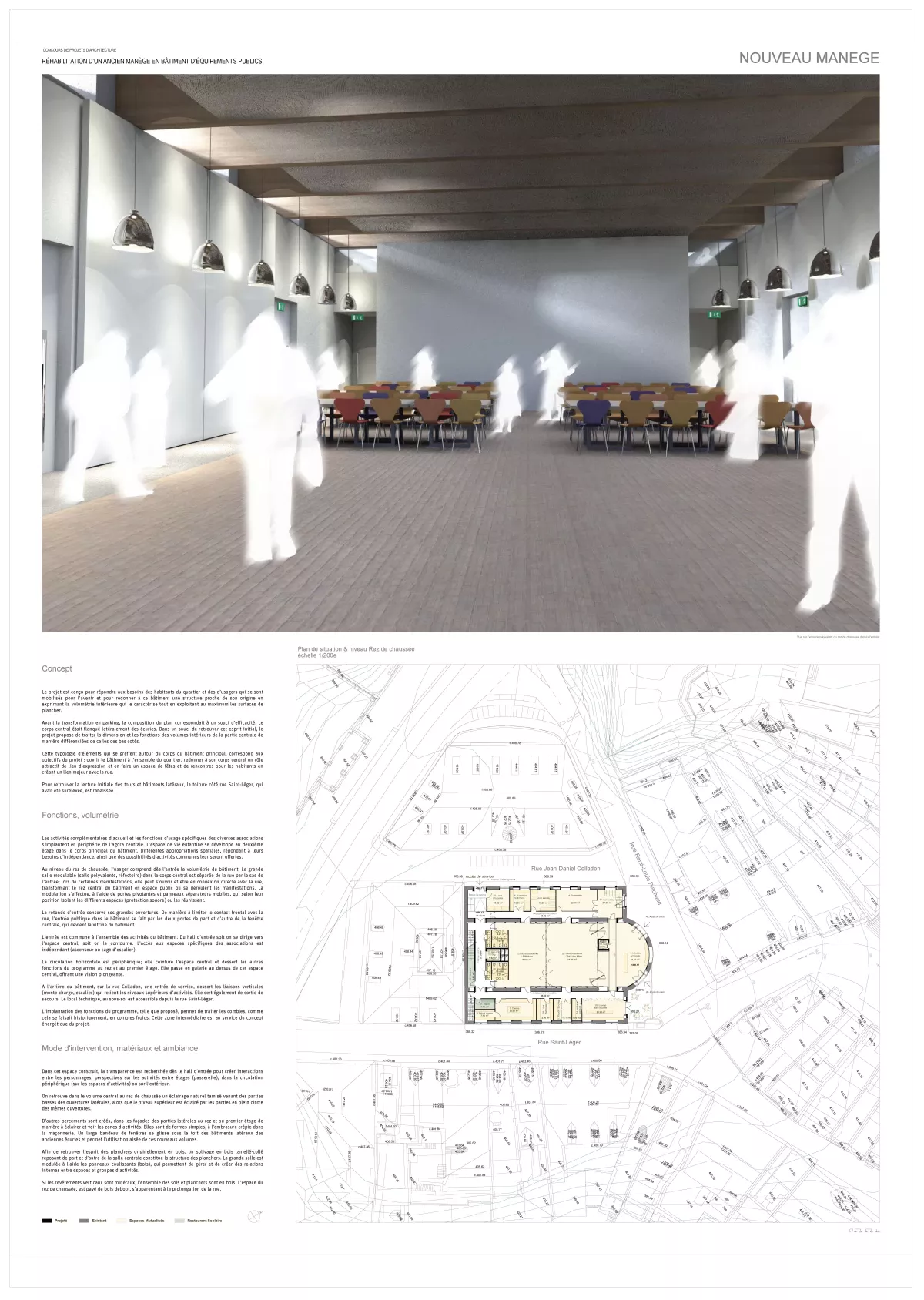 Réhabilitation d'un ancien manège